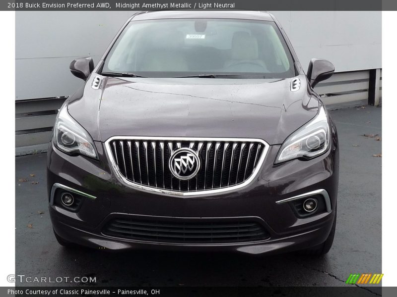 Midnight Amethyst Metallic / Light Neutral 2018 Buick Envision Preferred AWD