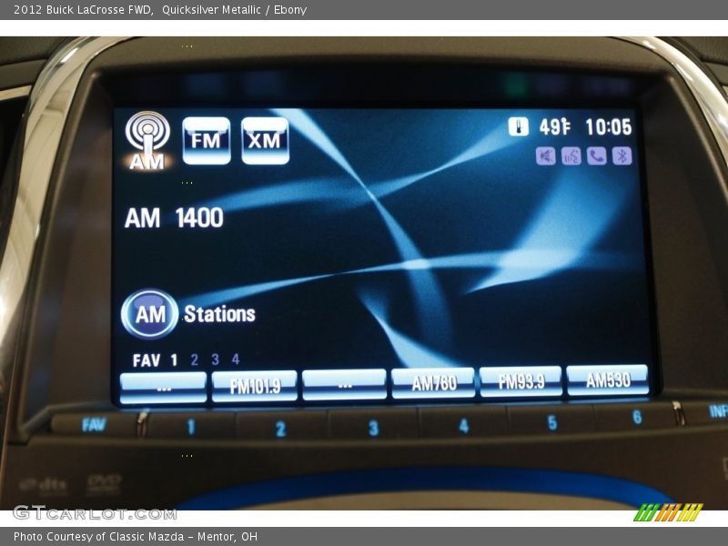 Quicksilver Metallic / Ebony 2012 Buick LaCrosse FWD
