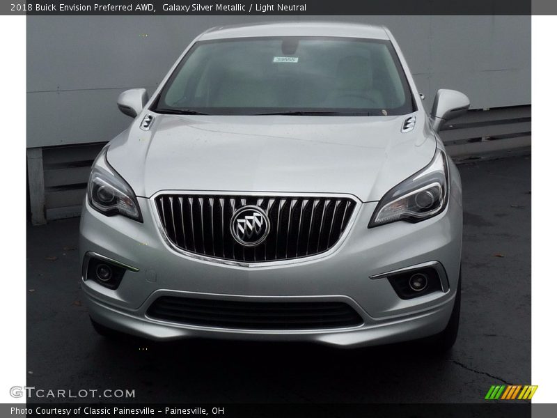 Galaxy Silver Metallic / Light Neutral 2018 Buick Envision Preferred AWD