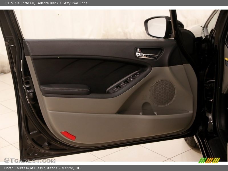 Aurora Black / Gray Two Tone 2015 Kia Forte LX