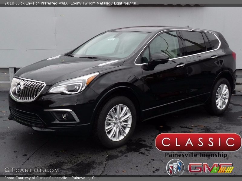 Ebony Twilight Metallic / Light Neutral 2018 Buick Envision Preferred AWD