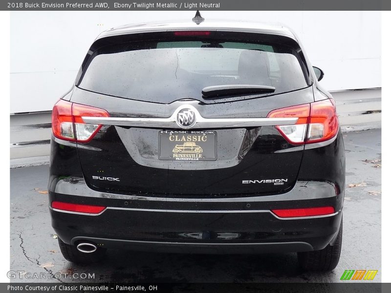 Ebony Twilight Metallic / Light Neutral 2018 Buick Envision Preferred AWD