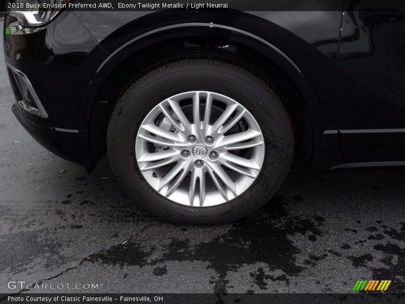 Ebony Twilight Metallic / Light Neutral 2018 Buick Envision Preferred AWD