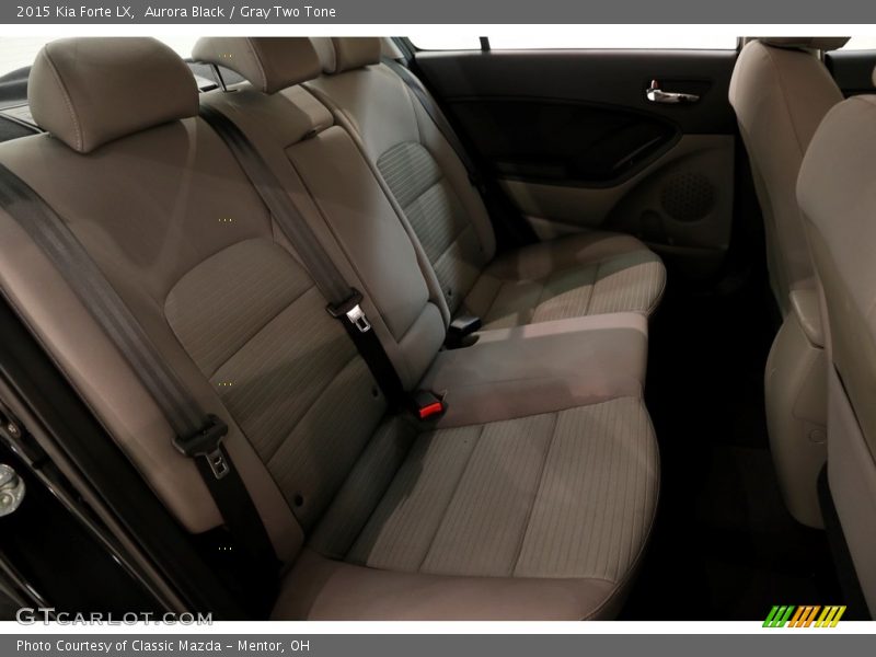 Aurora Black / Gray Two Tone 2015 Kia Forte LX
