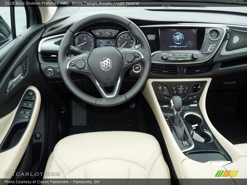 Ebony Twilight Metallic / Light Neutral 2018 Buick Envision Preferred AWD