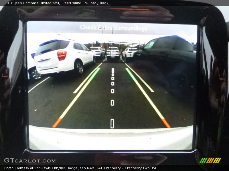 Pearl White Tri–Coat / Black 2018 Jeep Compass Limited 4x4