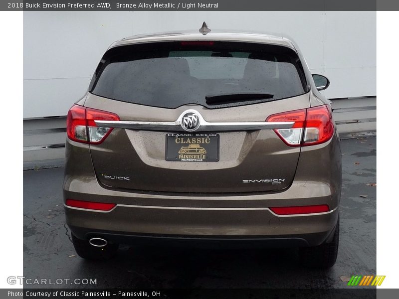 Bronze Alloy Metallic / Light Neutral 2018 Buick Envision Preferred AWD