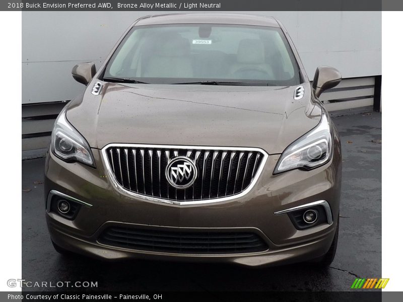 Bronze Alloy Metallic / Light Neutral 2018 Buick Envision Preferred AWD