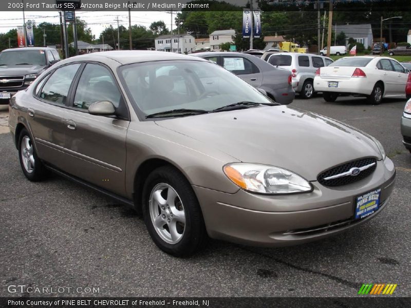 Arizona Beige Metallic / Medium Parchment 2003 Ford Taurus SES