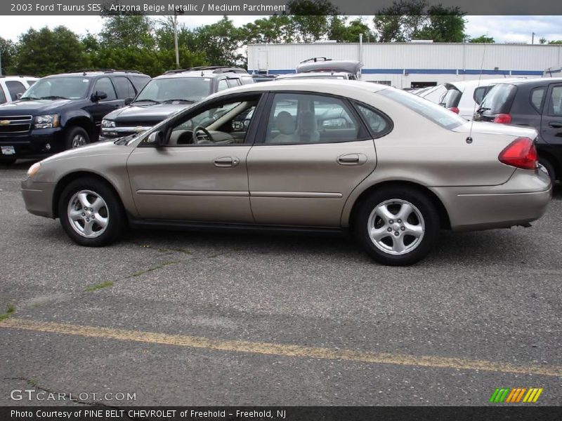 Arizona Beige Metallic / Medium Parchment 2003 Ford Taurus SES