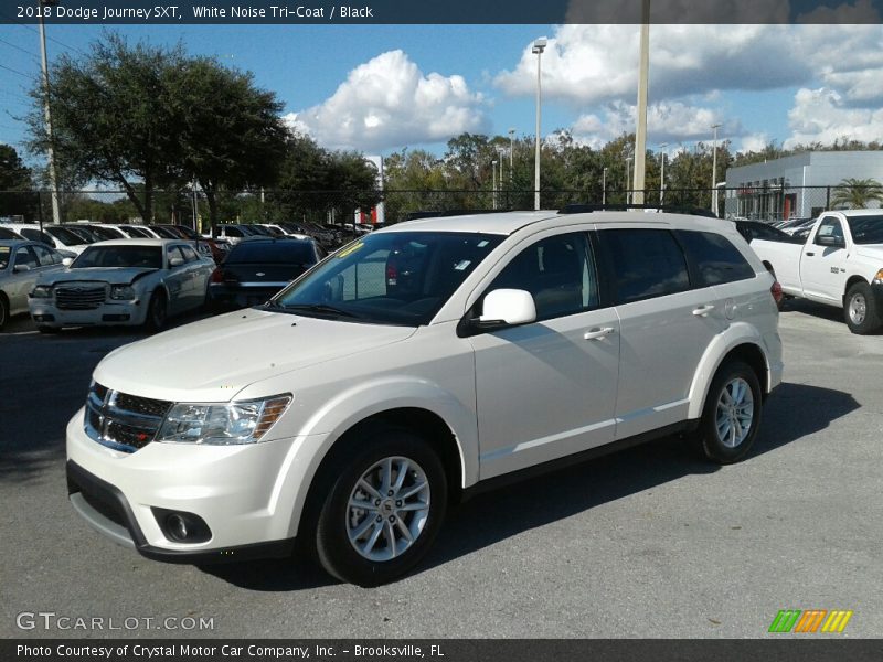 White Noise Tri-Coat / Black 2018 Dodge Journey SXT