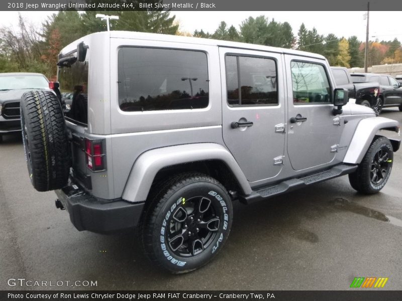 Billet Silver Metallic / Black 2018 Jeep Wrangler Unlimited Altitude 4x4