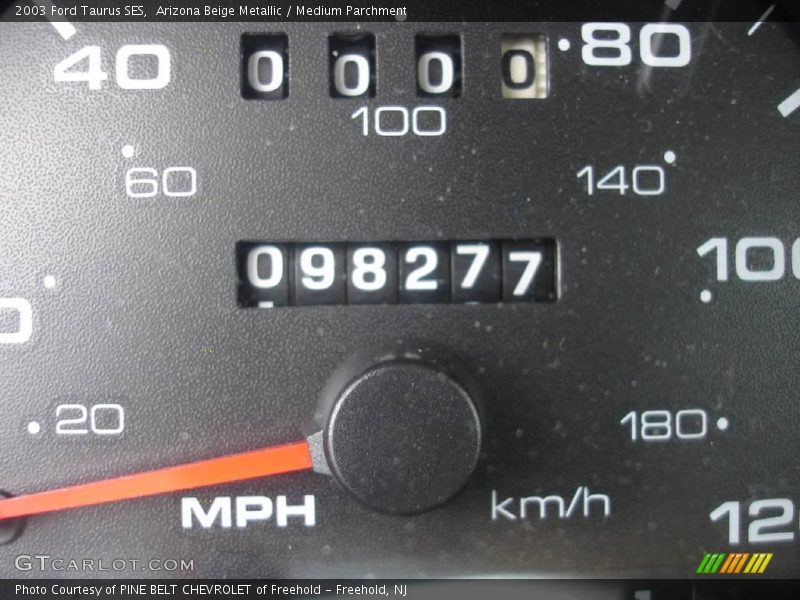 Arizona Beige Metallic / Medium Parchment 2003 Ford Taurus SES