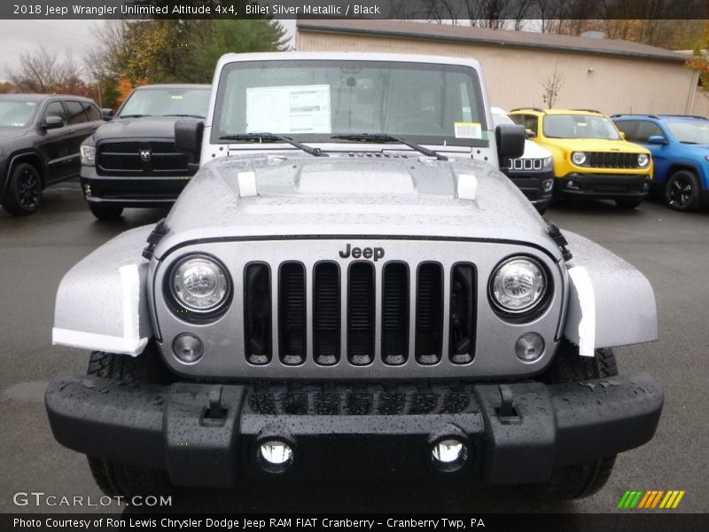 Billet Silver Metallic / Black 2018 Jeep Wrangler Unlimited Altitude 4x4