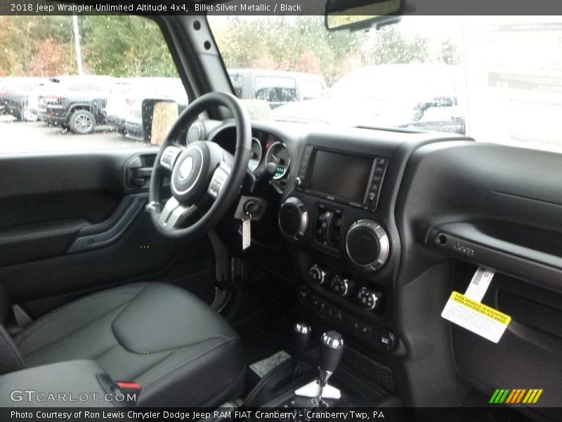 Billet Silver Metallic / Black 2018 Jeep Wrangler Unlimited Altitude 4x4