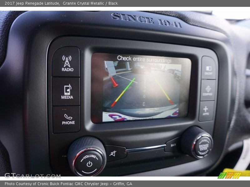 Granite Crystal Metallic / Black 2017 Jeep Renegade Latitude