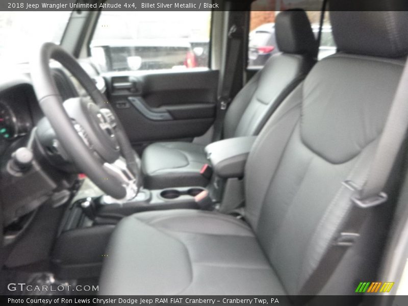 Billet Silver Metallic / Black 2018 Jeep Wrangler Unlimited Altitude 4x4