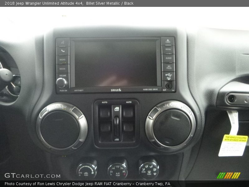 Billet Silver Metallic / Black 2018 Jeep Wrangler Unlimited Altitude 4x4