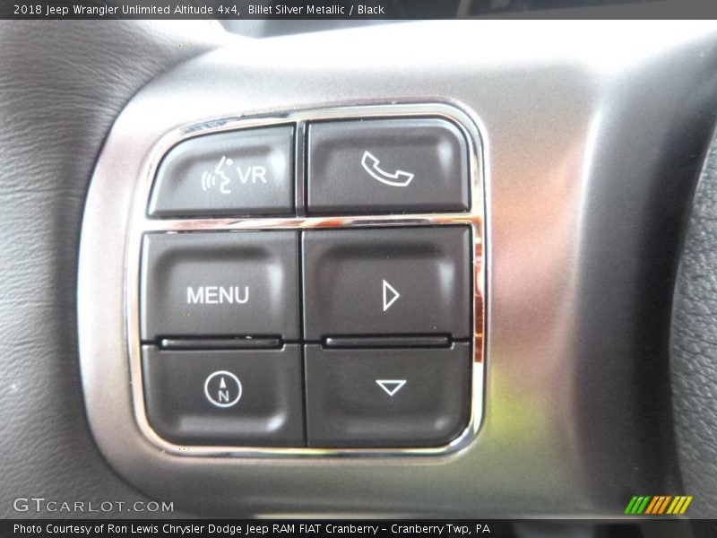 Billet Silver Metallic / Black 2018 Jeep Wrangler Unlimited Altitude 4x4
