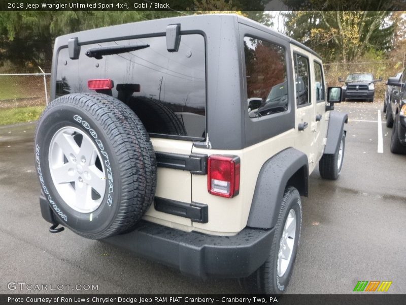 Gobi / Black 2018 Jeep Wrangler Unlimited Sport 4x4