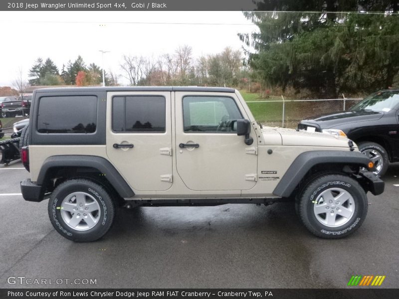 Gobi / Black 2018 Jeep Wrangler Unlimited Sport 4x4