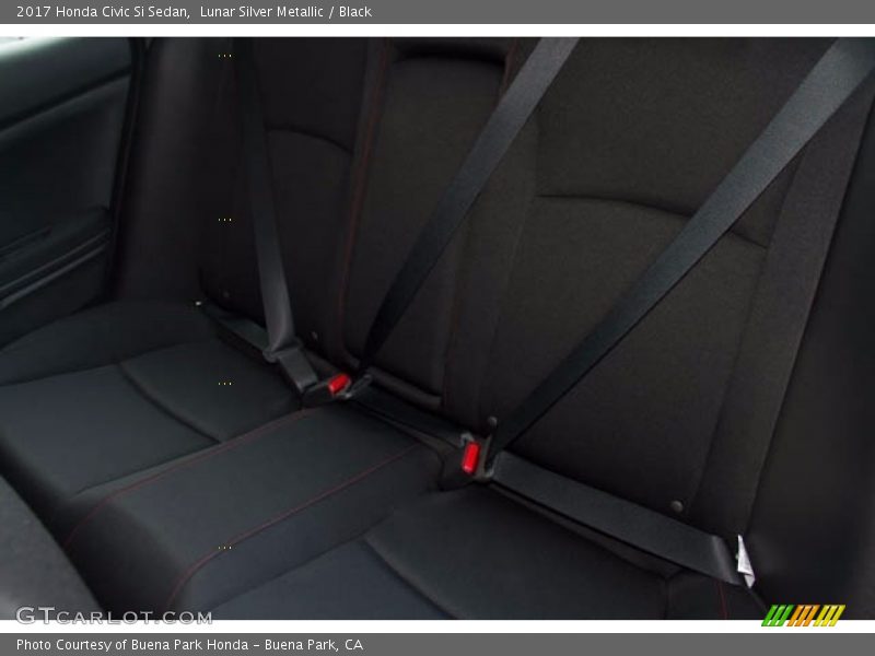Lunar Silver Metallic / Black 2017 Honda Civic Si Sedan