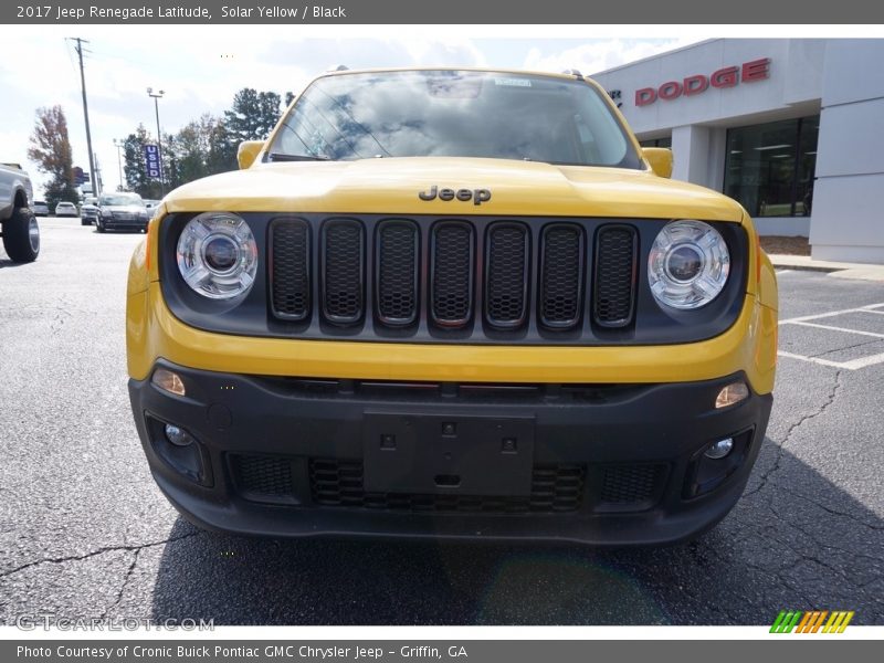 Solar Yellow / Black 2017 Jeep Renegade Latitude