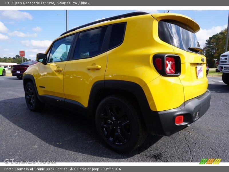 Solar Yellow / Black 2017 Jeep Renegade Latitude