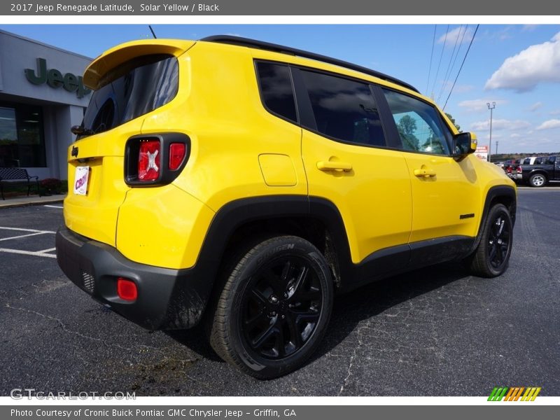 Solar Yellow / Black 2017 Jeep Renegade Latitude