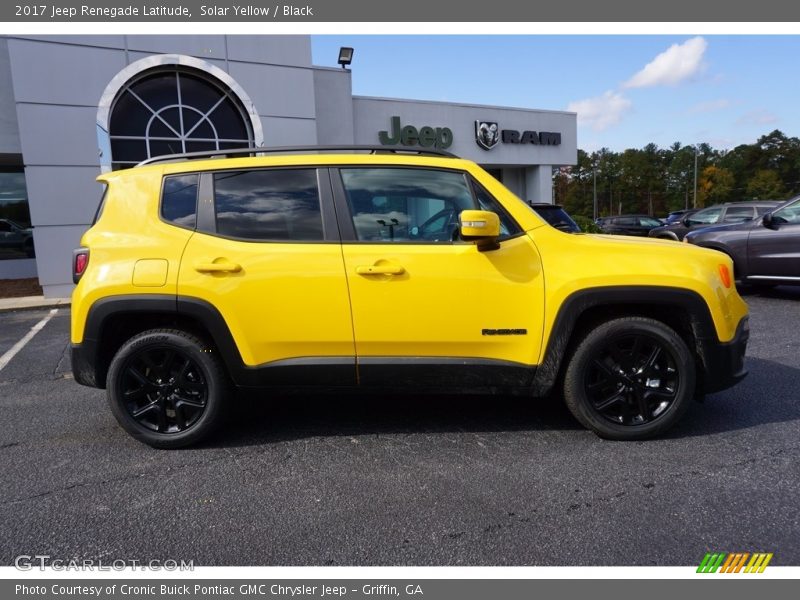 Solar Yellow / Black 2017 Jeep Renegade Latitude