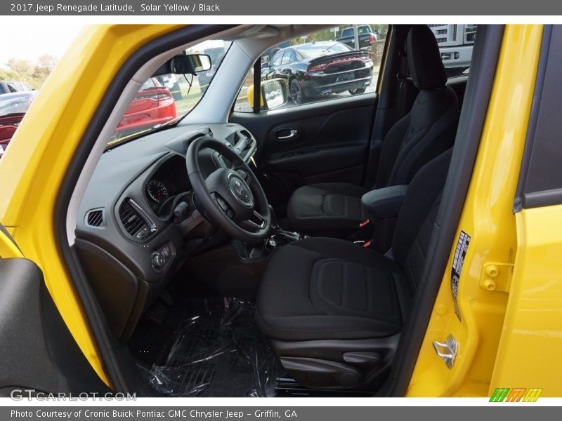 Solar Yellow / Black 2017 Jeep Renegade Latitude