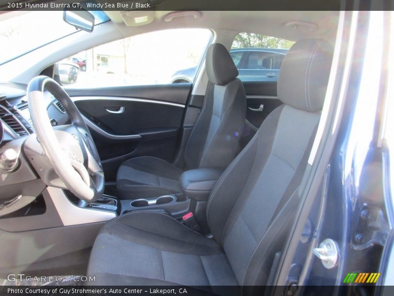 Windy Sea Blue / Black 2015 Hyundai Elantra GT