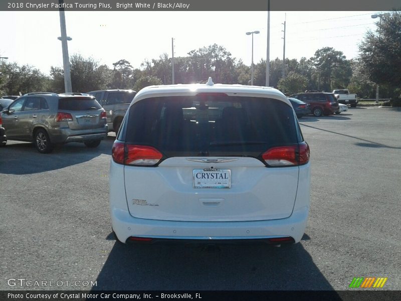 Bright White / Black/Alloy 2018 Chrysler Pacifica Touring Plus