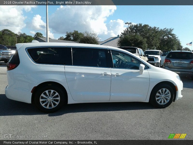 Bright White / Black/Alloy 2018 Chrysler Pacifica Touring Plus