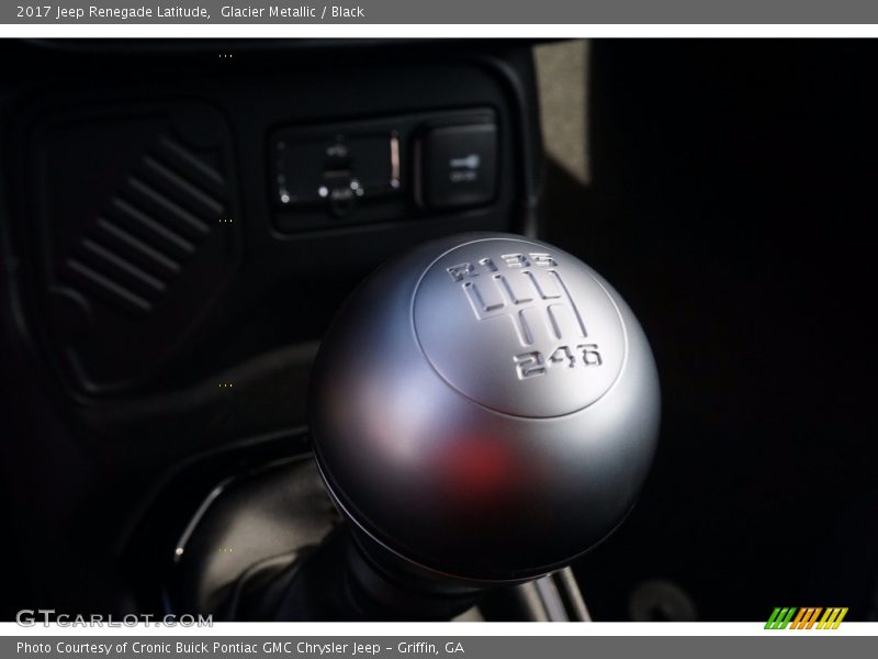 Glacier Metallic / Black 2017 Jeep Renegade Latitude