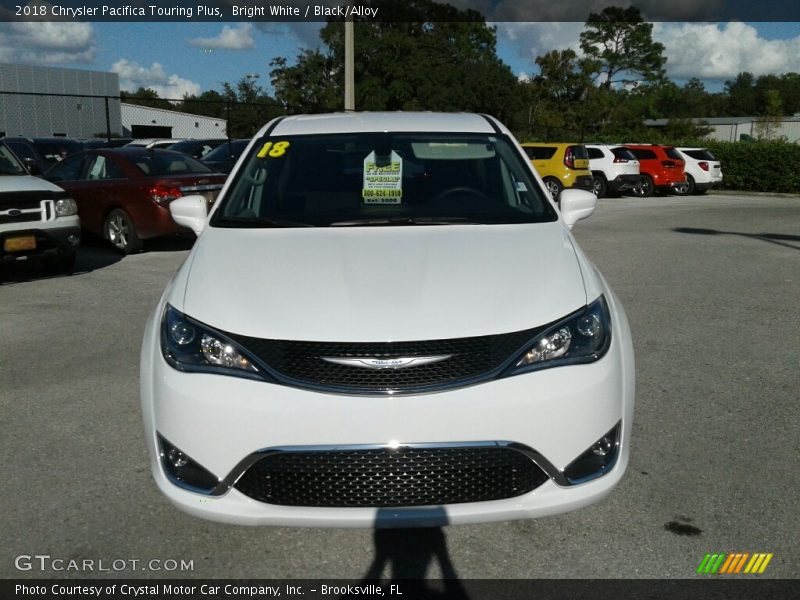 Bright White / Black/Alloy 2018 Chrysler Pacifica Touring Plus