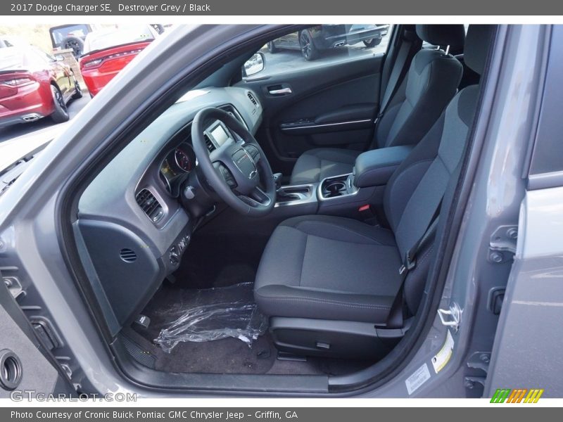 Destroyer Grey / Black 2017 Dodge Charger SE