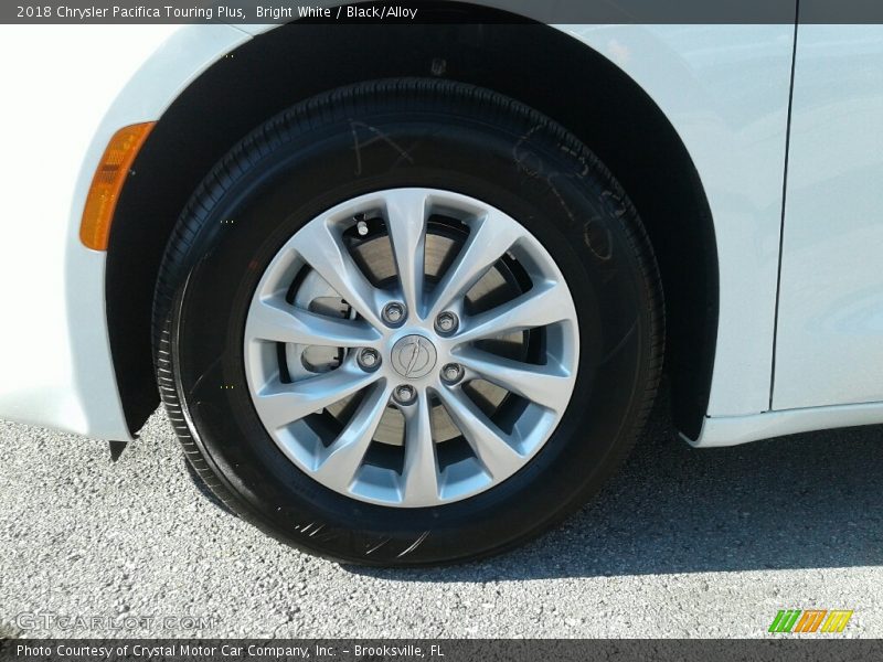 Bright White / Black/Alloy 2018 Chrysler Pacifica Touring Plus