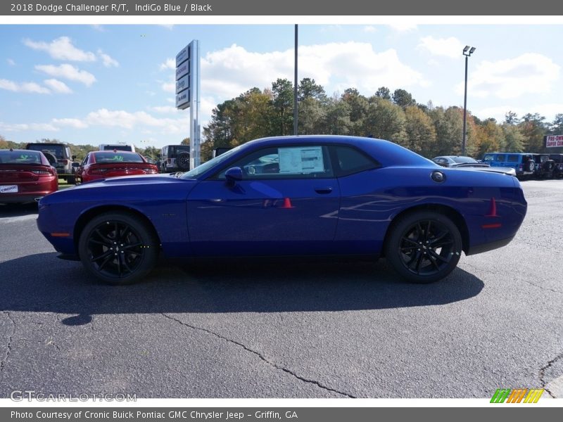 IndiGo Blue / Black 2018 Dodge Challenger R/T