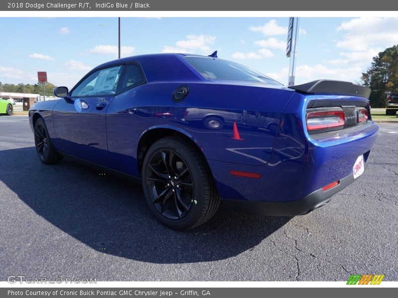 IndiGo Blue / Black 2018 Dodge Challenger R/T