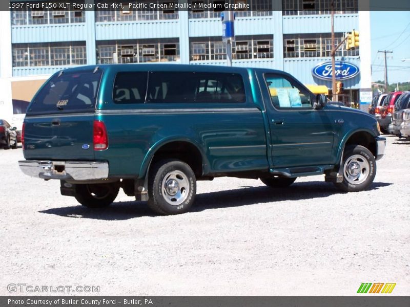 Pacific Green Metallic / Medium Graphite 1997 Ford F150 XLT Regular Cab 4x4