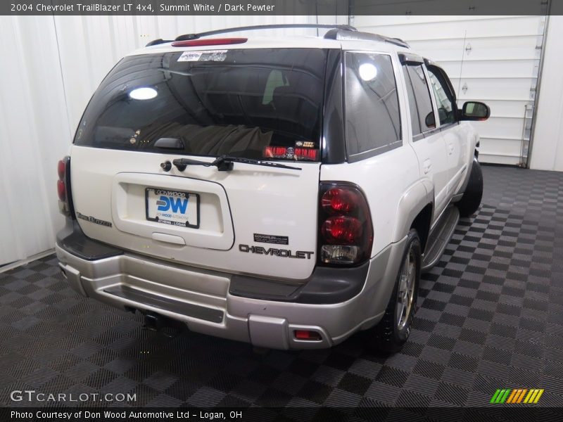 Summit White / Dark Pewter 2004 Chevrolet TrailBlazer LT 4x4