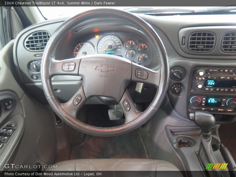 Summit White / Dark Pewter 2004 Chevrolet TrailBlazer LT 4x4