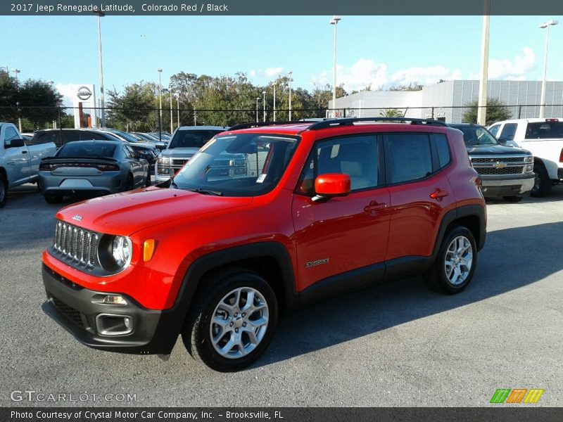 Colorado Red / Black 2017 Jeep Renegade Latitude
