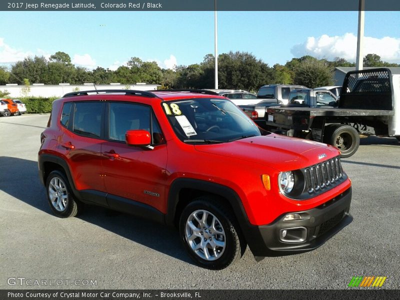 Colorado Red / Black 2017 Jeep Renegade Latitude