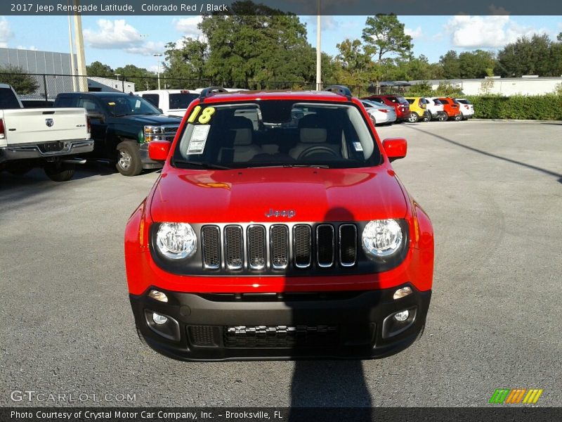 Colorado Red / Black 2017 Jeep Renegade Latitude
