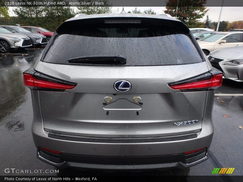 Atomic Silver / Black 2018 Lexus NX 300h Hybrid AWD