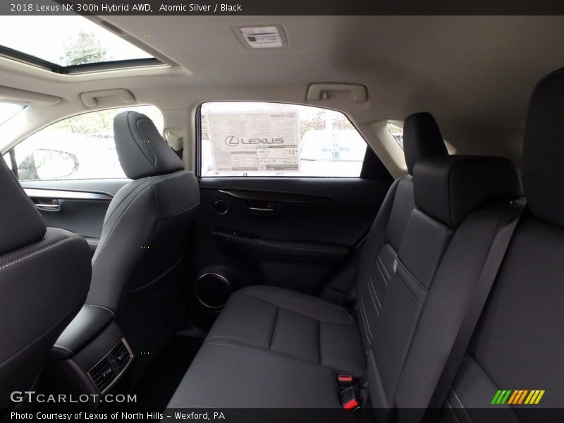 Atomic Silver / Black 2018 Lexus NX 300h Hybrid AWD