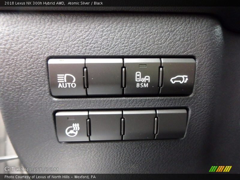 Atomic Silver / Black 2018 Lexus NX 300h Hybrid AWD