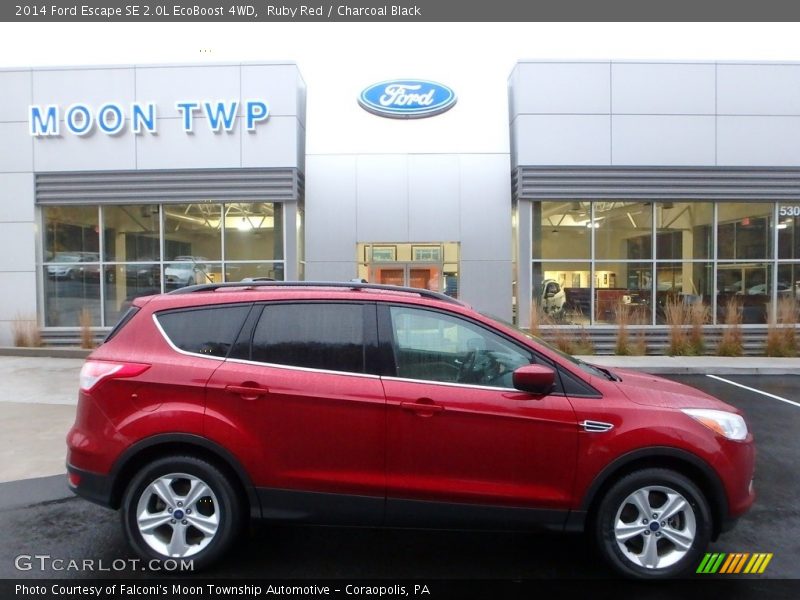 Ruby Red / Charcoal Black 2014 Ford Escape SE 2.0L EcoBoost 4WD